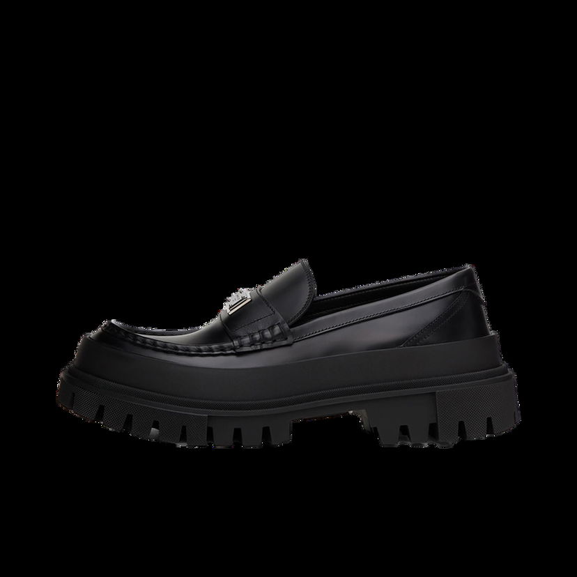 Tenisky a topánky Dolce & Gabbana Black Hi-Trekking Loafers Čierna | A30170AI027