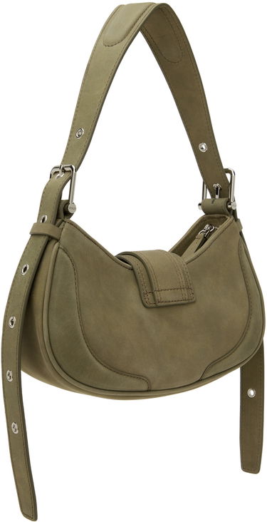 Taška cez rameno OSOI Suede Shoulder Bag With Buckle Zelené | 24FWB05002120, 2