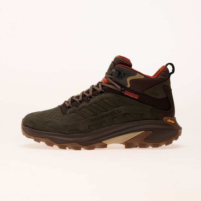 Tenisky a topánky Merrell Moab Speed 2 Ltr Mid Wp Olive Hnedá | J037781