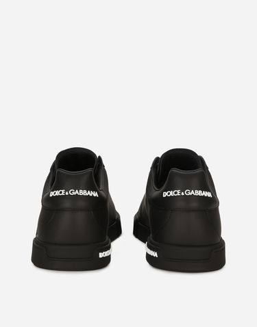 Tenisky a topánky Dolce & Gabbana Portofino In Vitello Nappato Čierna | CS2213AA3358B956, 2