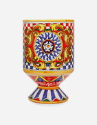 Dolce & Gabbana Carretto Print Ceramic Vase