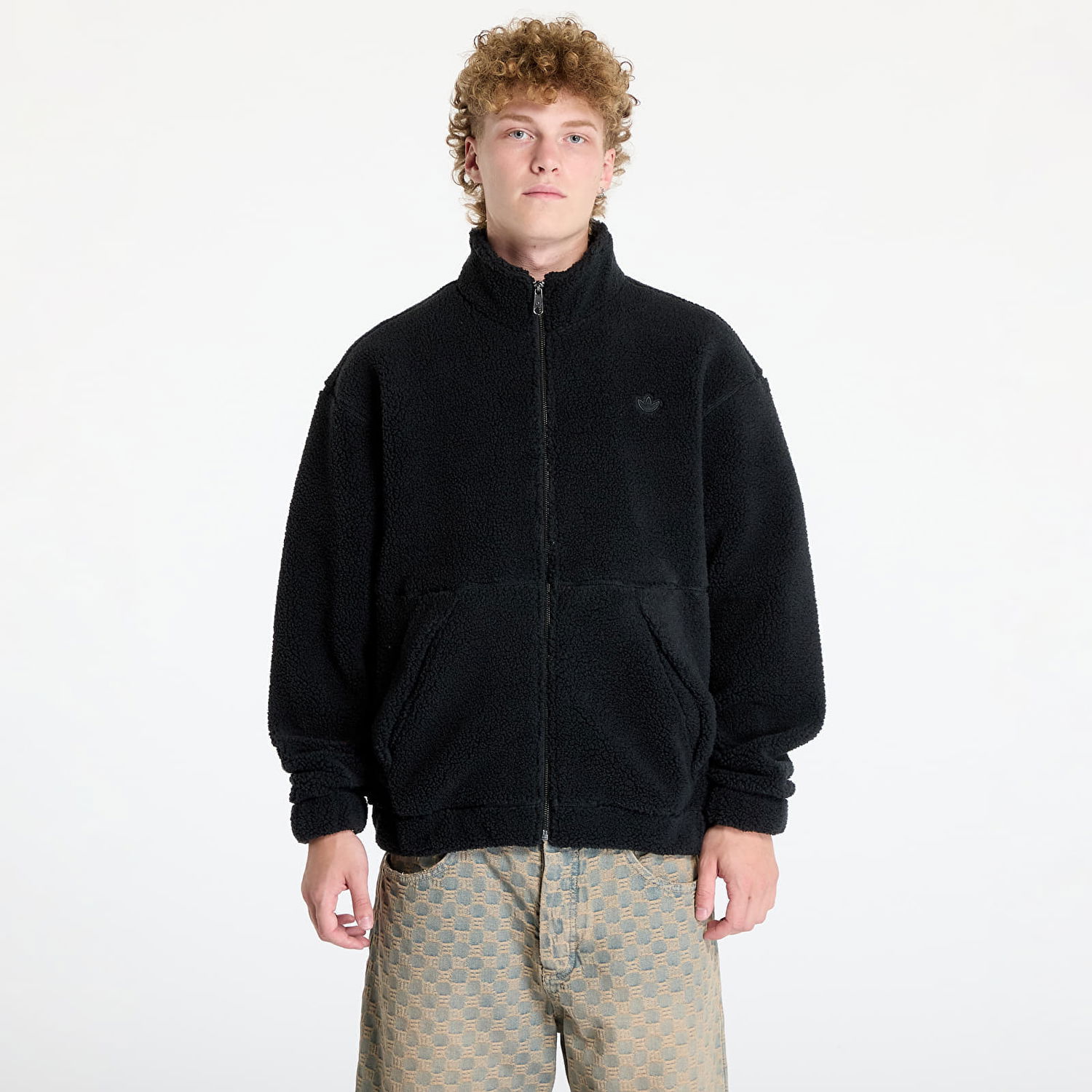 Mikina adidas Originals Premium Essentials Full-Zip Sweatshirt Black Čierna | IW0983, 0