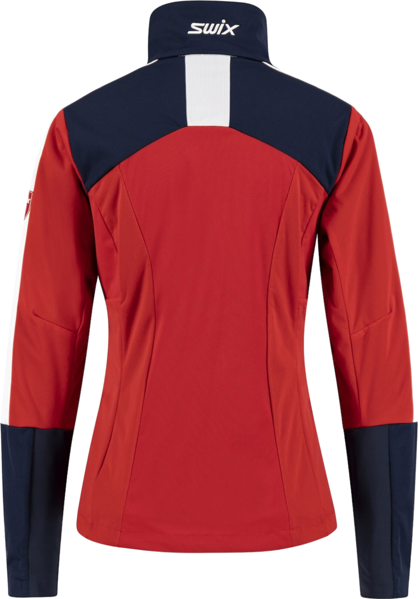 Vetrovka SWIX Swix Blizzard XC Women's Cross-Country Ski Jacket Červená | 12976-99990, 1
