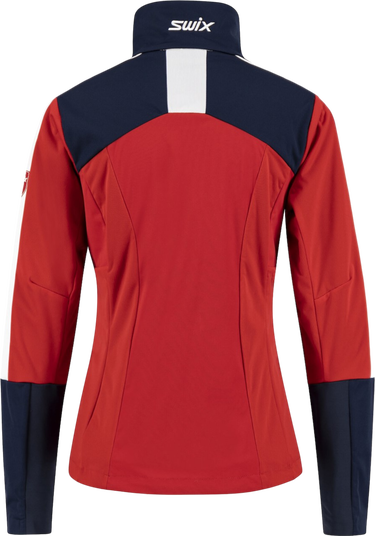 Vetrovka SWIX Swix Blizzard XC Women's Cross-Country Ski Jacket Červená | 12976-99990, 1
