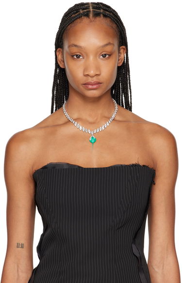 Náhrdelník Ottolinger Ottolinger Dip Diamond Necklace Zelené | 2500612, 1