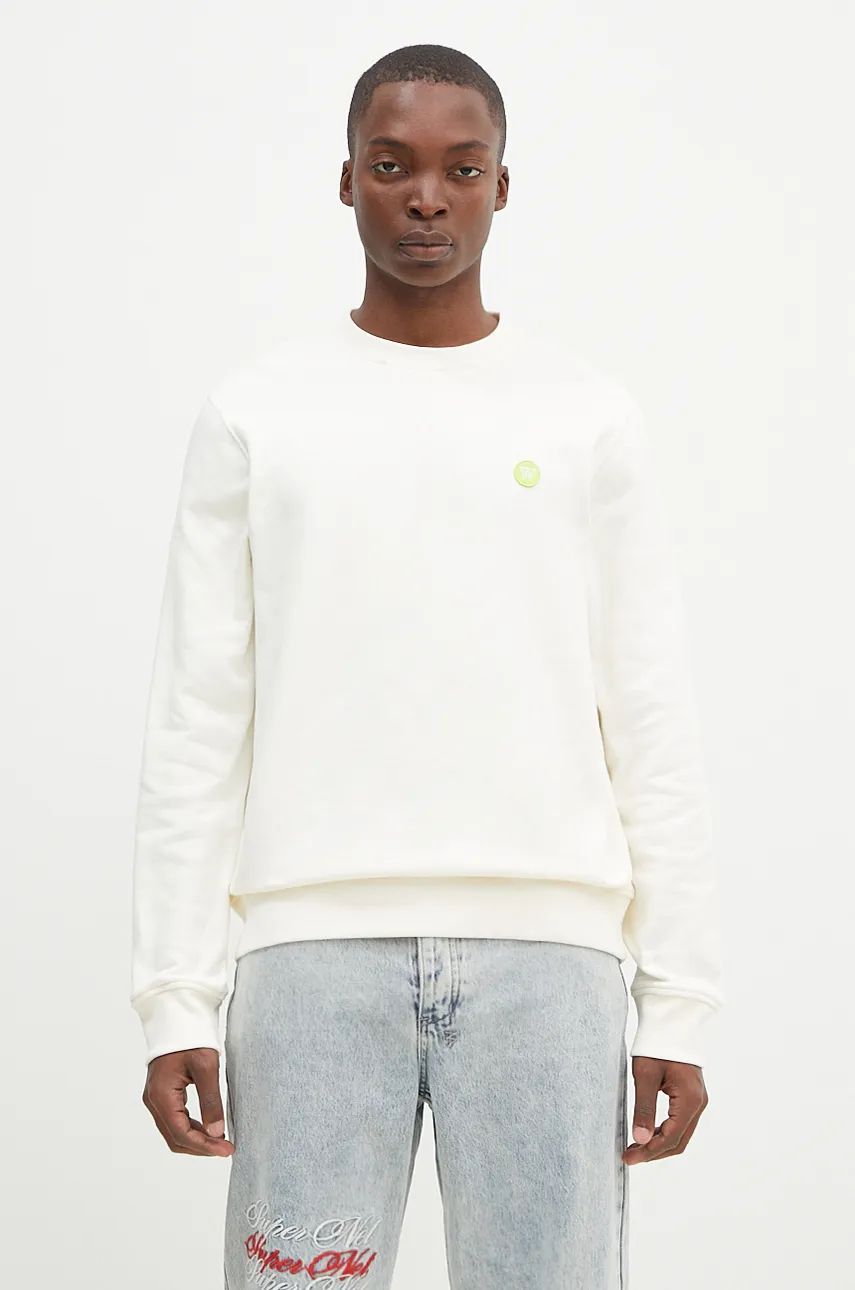 Mikina WOOD WOOD Tye Crewneck Sweatshirt Biela | 10255604.2424, 0