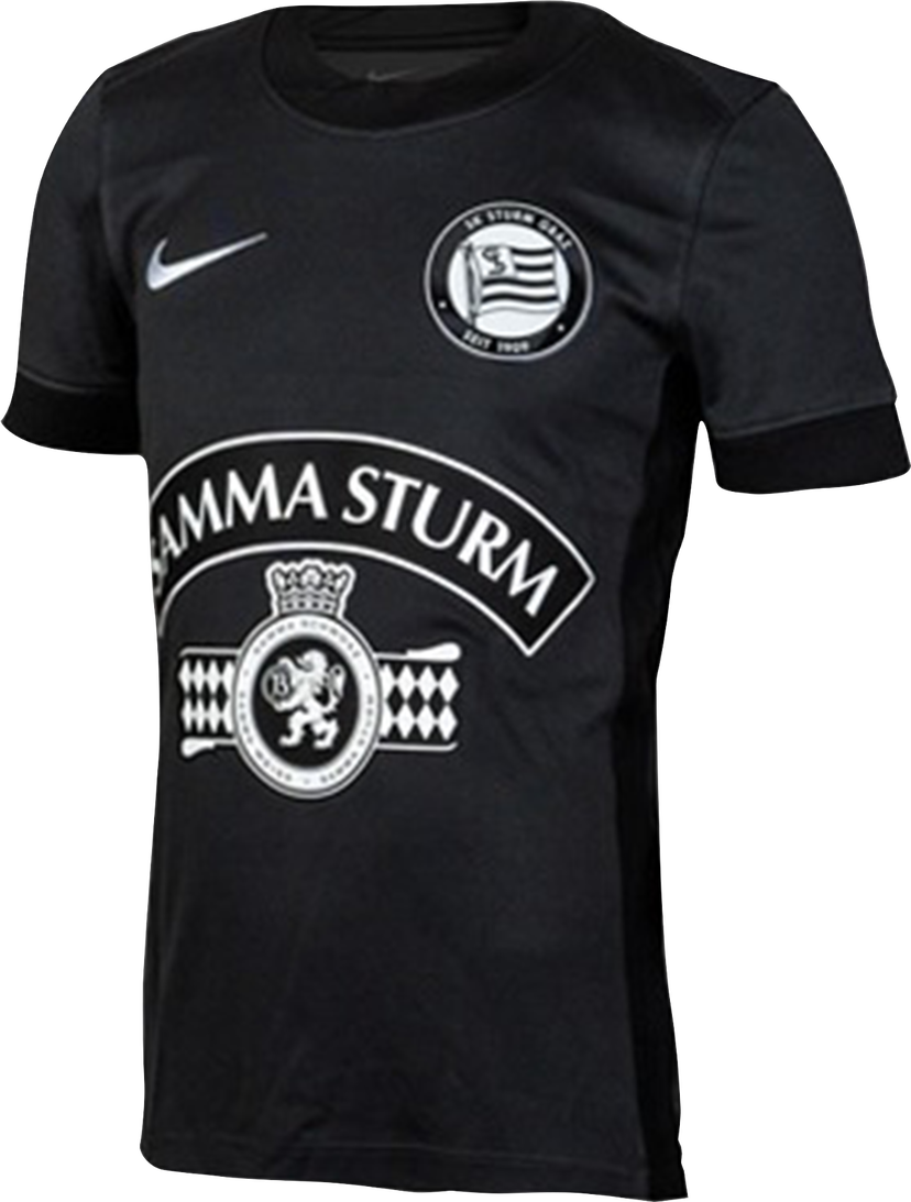 Dres Nike SK Sturm Graz Home Jersey 2025/26 Čierna | stgfz9331-010