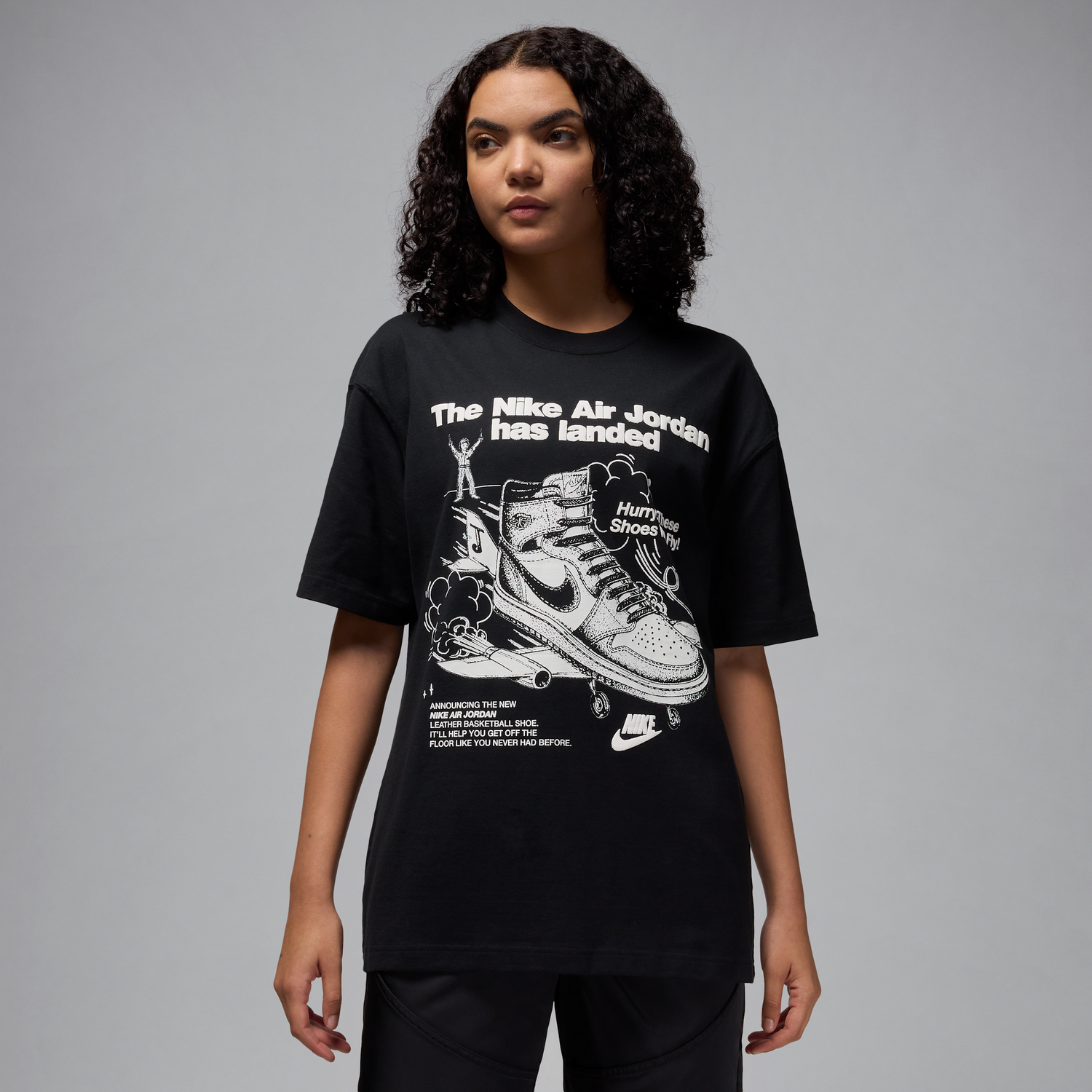 Tričko Jordan Jordan Graphic Print T-Shirt (Plus Size) Čierna | HJ0136-010, 1