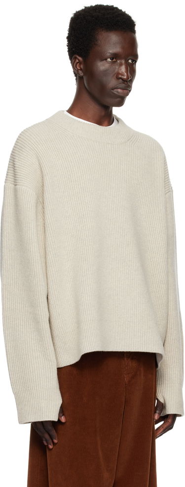 Sveter Studio Nicholson Studio Nicholson Voe Knit Sweater Hnedá | VOE SNM - 1292, 4
