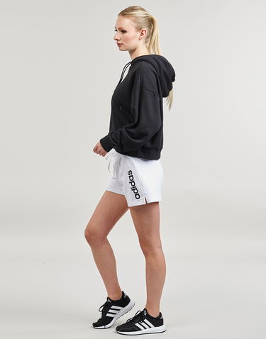 Šortky adidas Originals Shorts adidas W LIN FT SHO Biela | IC6875, 2