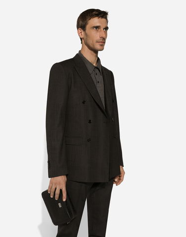 Súprava Dolce & Gabbana Dolce & Gabbana Double-breasted Martini-Fit Suit Šedá | GK7SMTFUBGLS8291, 3