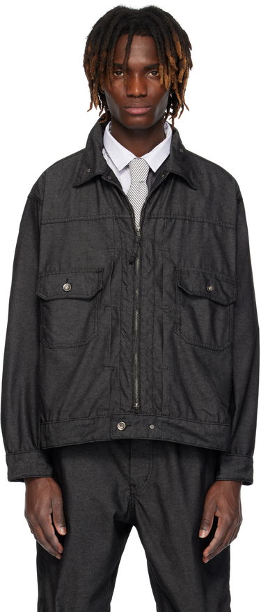 Bunda Engineered Garments Engineered Garments Trucker Denim Jacket Čierna | 25S1D007, 0