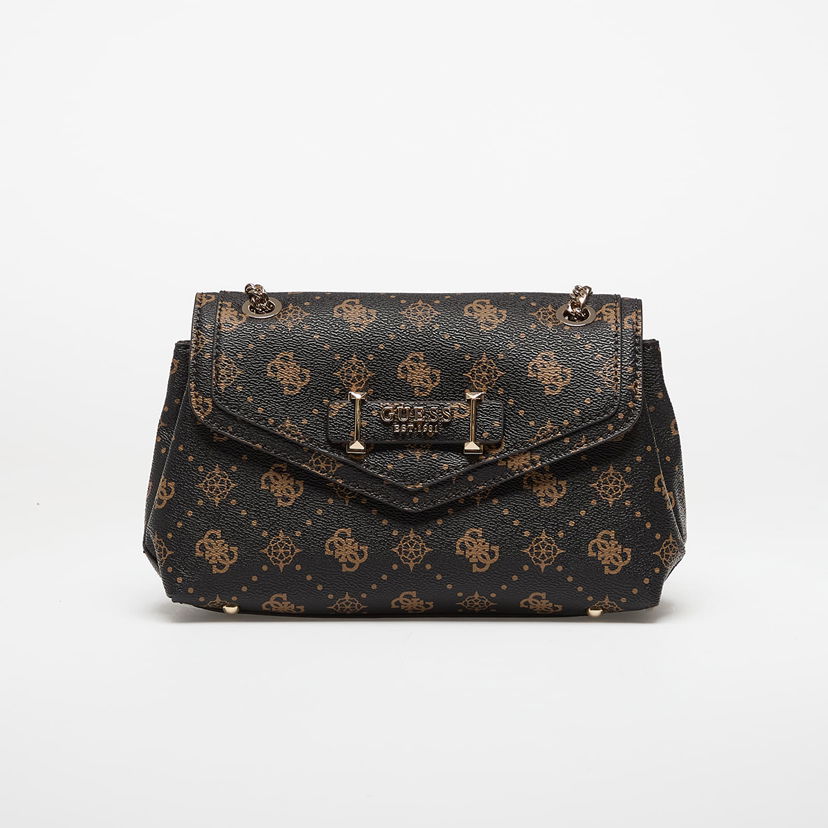 Kabelka GUESS Silia Convertible Crossbody Flap Hnedá | HWGP9890210-ESL