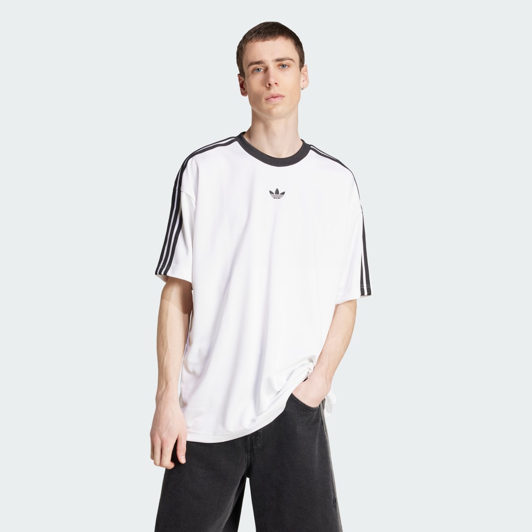 Tričko adidas Performance Adicolor Jersey T-Shirt Biela | JW5877, 0