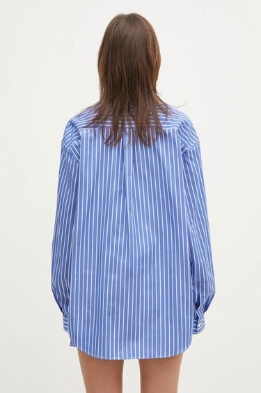 Košeľa Sporty & Rich Sporty & Rich Crown Oversized Relaxed Fit Shirt Modrá | SI006512202ST61, 1