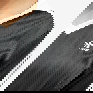 Polo tričko adidas Originals Women's Long Sleeve V-Neck T-Shirt Čierna | JD2603, 5