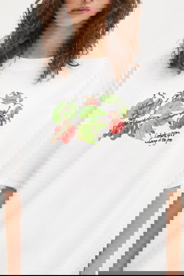 Tričko Carhartt WIP Short Sleeve Oversized T-Shirt Cream Of The Crop Biela | I035244.02XX, 3