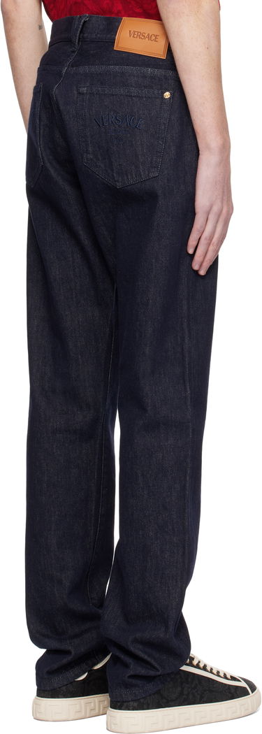 Džínsy Versace Relaxed-Fit Jeans Navy | 1015844_1A12477, 2