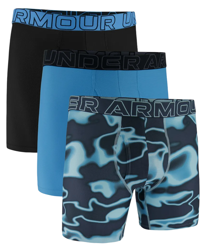Boxerky Under Armour Performance Tech Mesh 6" Print Boxerjock - 3 Pack Rôznofarebný | 1383885-494