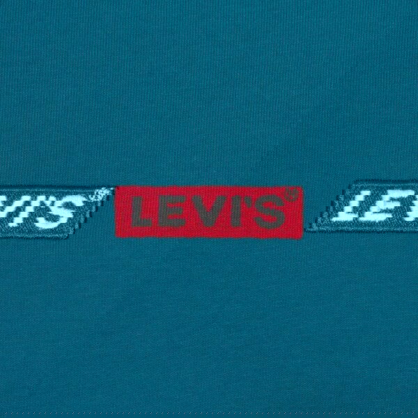 Tričko Levi's Ss Relaxed Baby Tab Tyrkysová | 79554-0034, 1