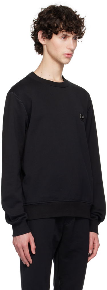 Mikina Dolce & Gabbana Black Plaque Sweatshirt Čierna | G9ABJTG7F2G, 1