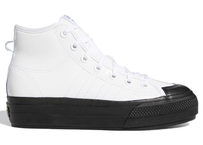 Tenisky a topánky adidas Originals Nizza RF Platform Mid White Black W Biela | FY7606, 0