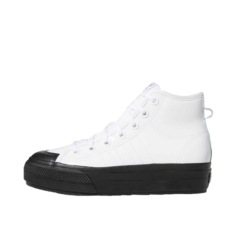 Tenisky a topánky adidas Originals Nizza RF Platform Mid White Black W Biela | FY7606