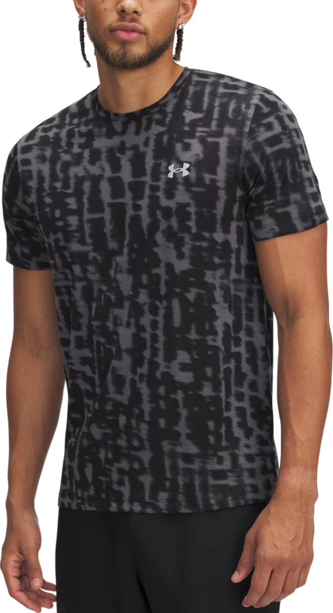 Tričko Under Armour Launch Printed Short Sleeve T-Shirt Šedá | 1389687-001, 0