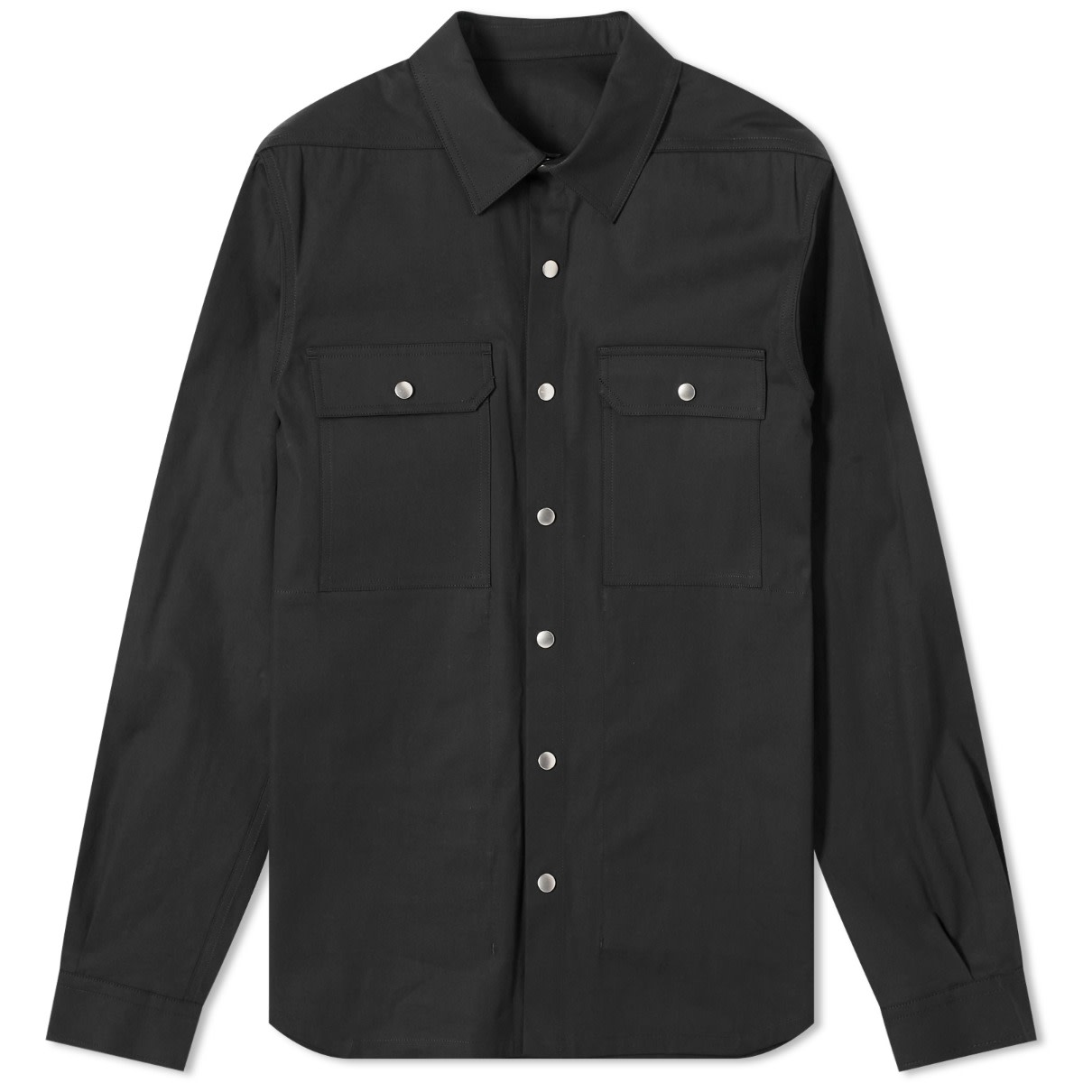 Kabáty Rick Owens Heavy Cotton Outershirt Čierna | RU01D3729-TE-09, 0