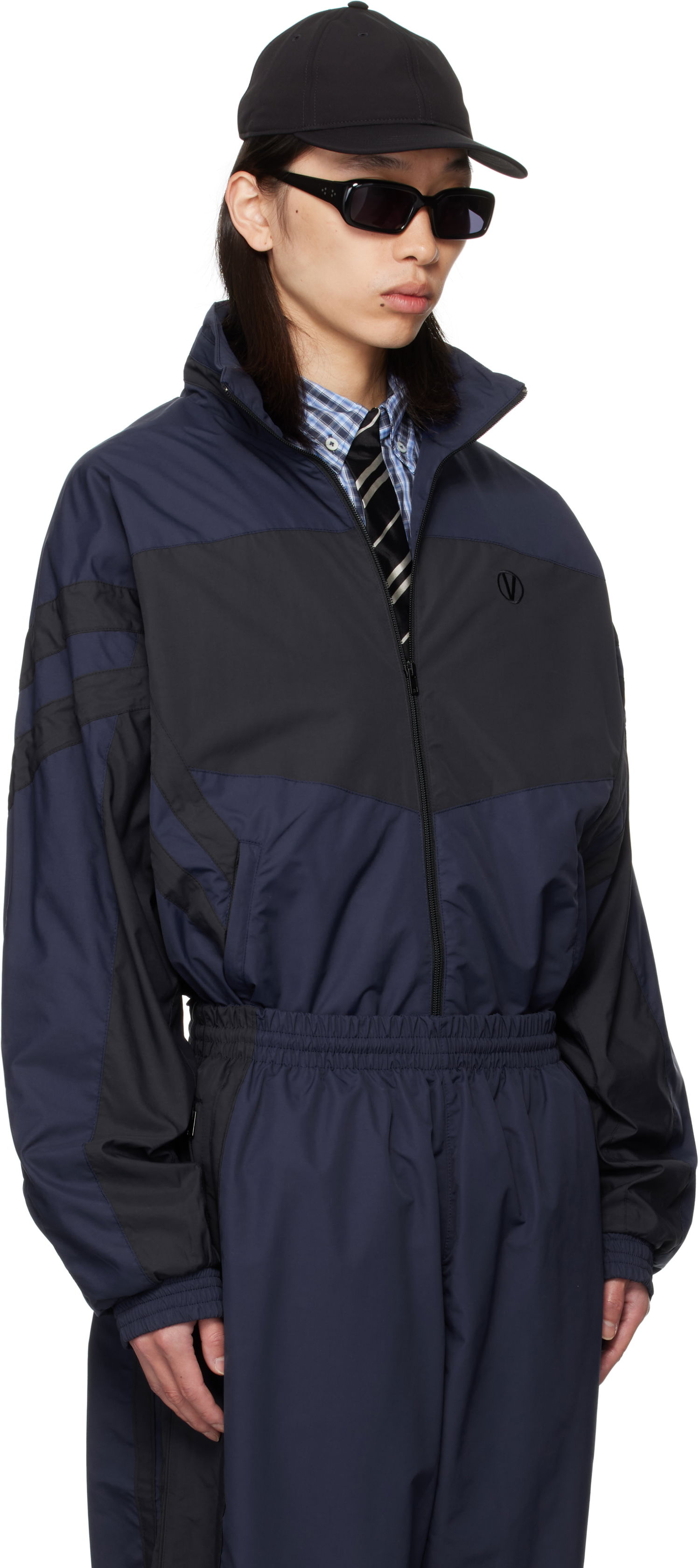 Bunda VETEMENTS VETEMENTS Iconic Tracksuit Jacket Navy | UH76GJ400N, 1