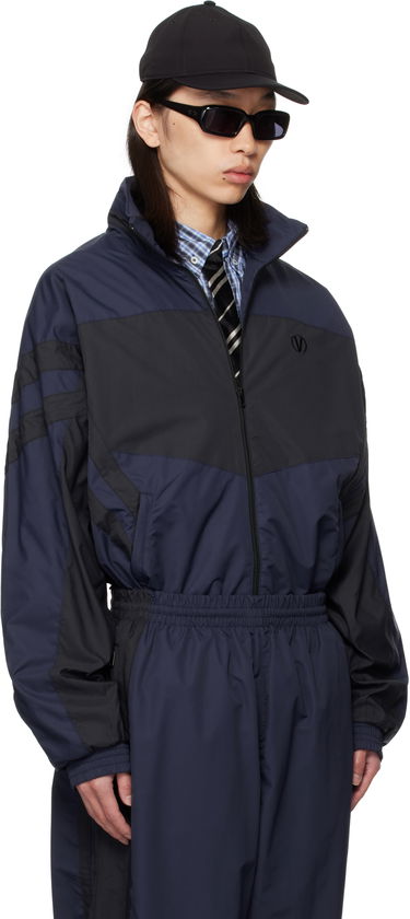 Bunda VETEMENTS VETEMENTS Iconic Tracksuit Jacket Navy | UH76GJ400N, 1