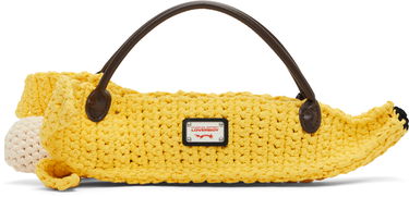 Kabelka Charles Jeffrey Loverboy Charles Jeffrey LOVERBOY Crocheted Banana Shaped Bag Žltá | 54120101, 0