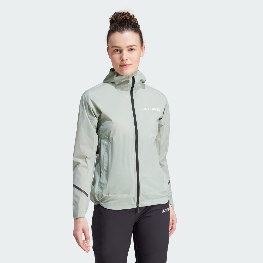 Bunda adidas Performance adidas TERREX Bunda Terrex Xperior 2.5L Light Rain.Rdy Šedá | IK7830, 1