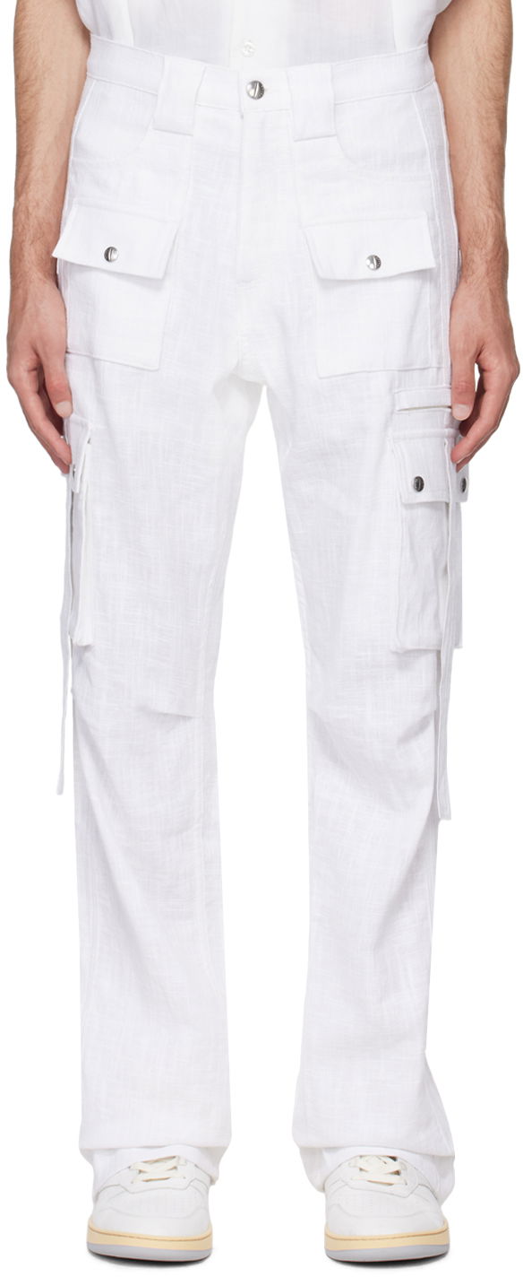 Cargo nohavice Rhude Pockets Cargo Pants Biela | RHPS24PA01023060, 0