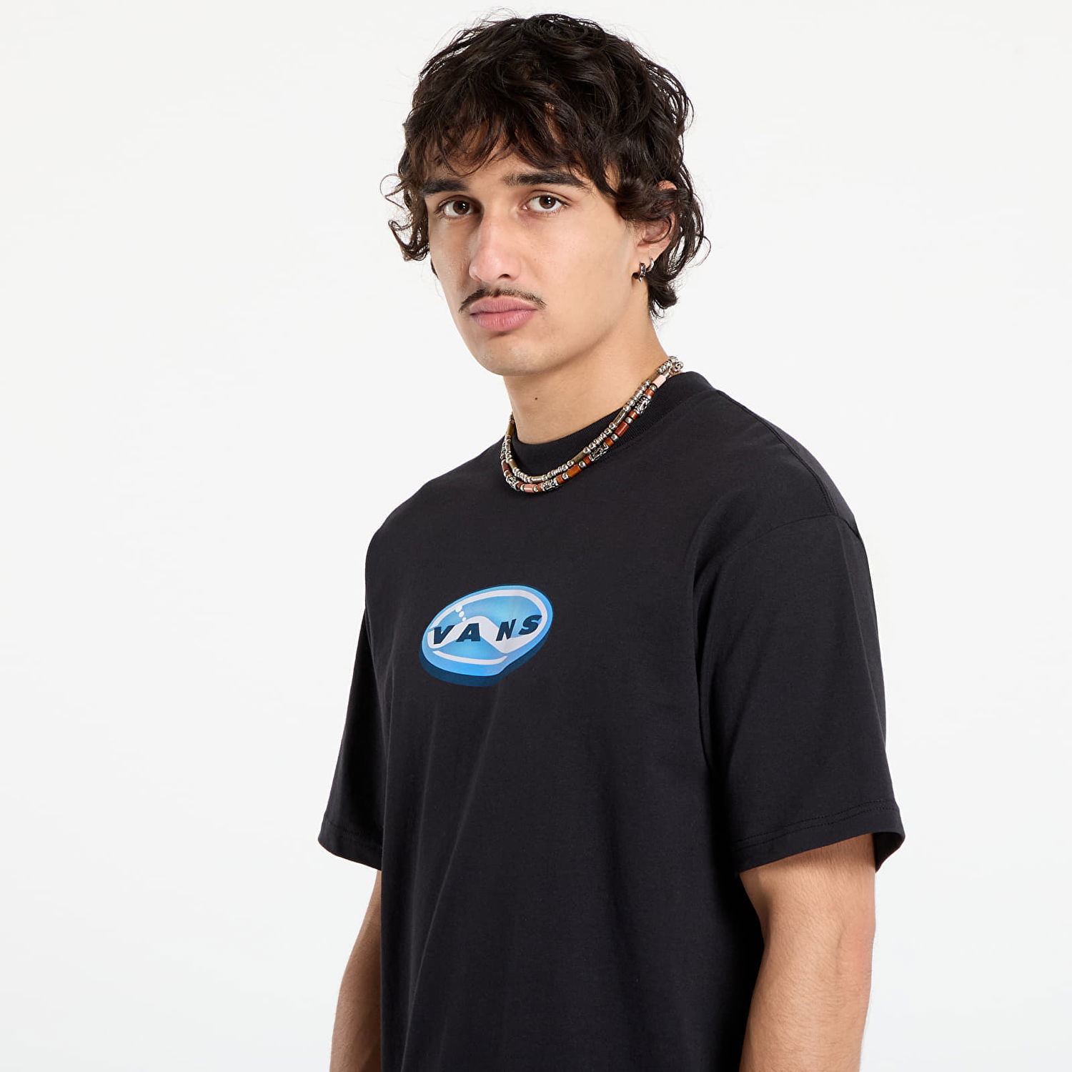 Tričko Vans 3D Retroval Short Sleeve T-Shirt Čierna | VN000PBXBLK1, 1