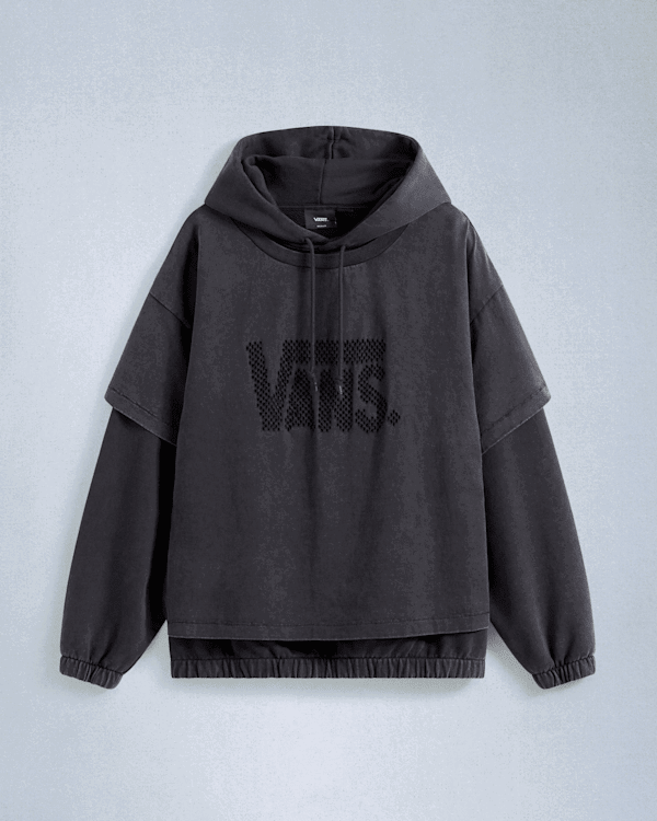 Mikina Vans Act Of Disagreement Lasered Hoodie Šedá | VN000RSUEMQ