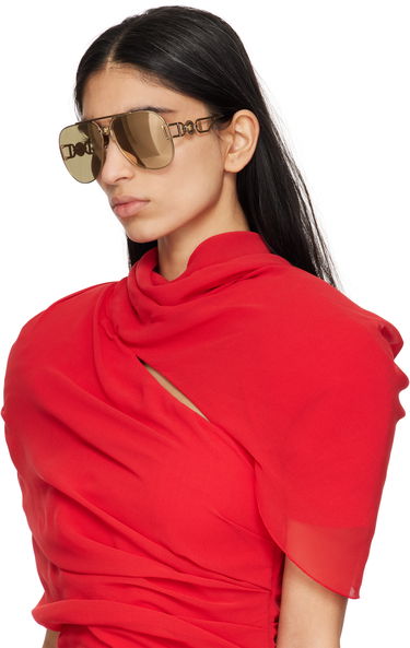 Slnečné okuliare Versace Versace Medusa '95 Pilot Sunglasses Metalická | 0VE2255 8056597836425, 3