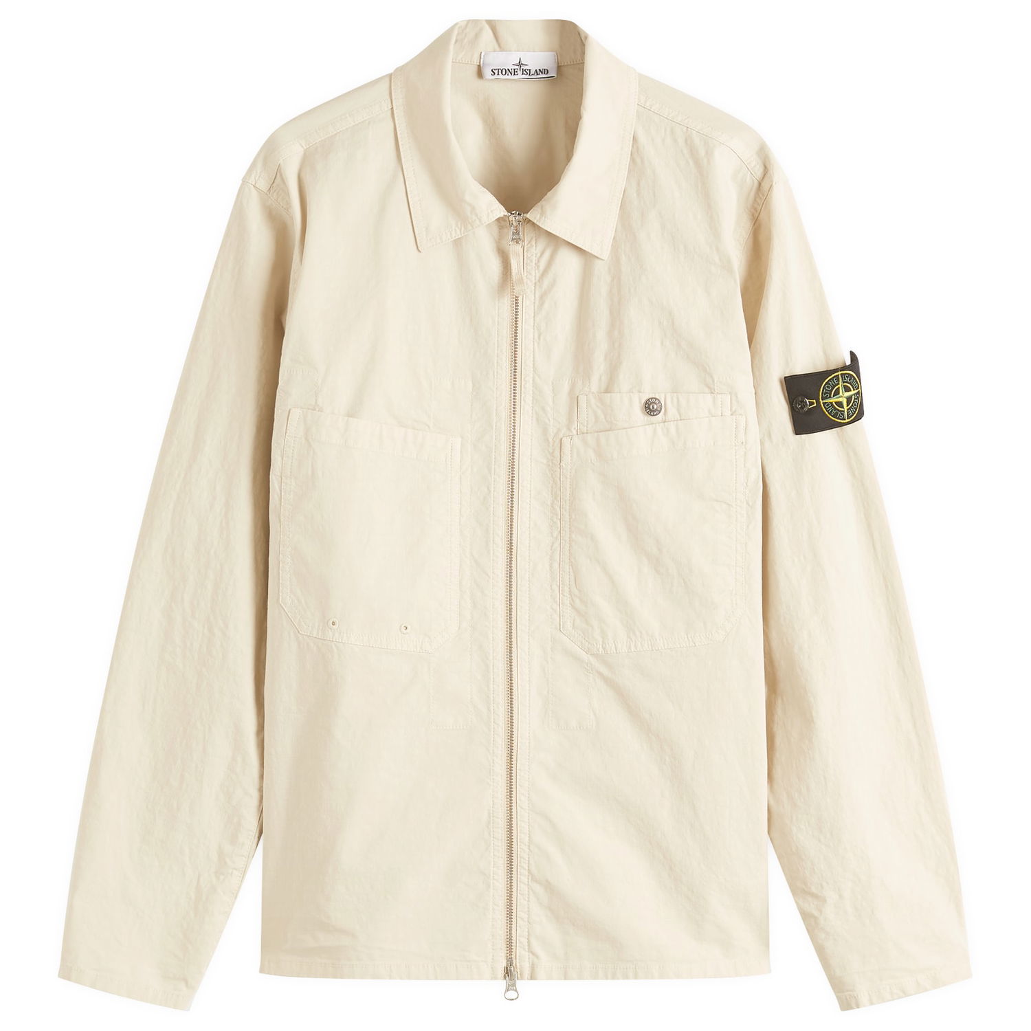 Košeľa Stone Island Men's Mil-Spec Stretch Ripstop-TC Shirt Jacket, Size Large Béžová | K1S151200012-V0095, 0