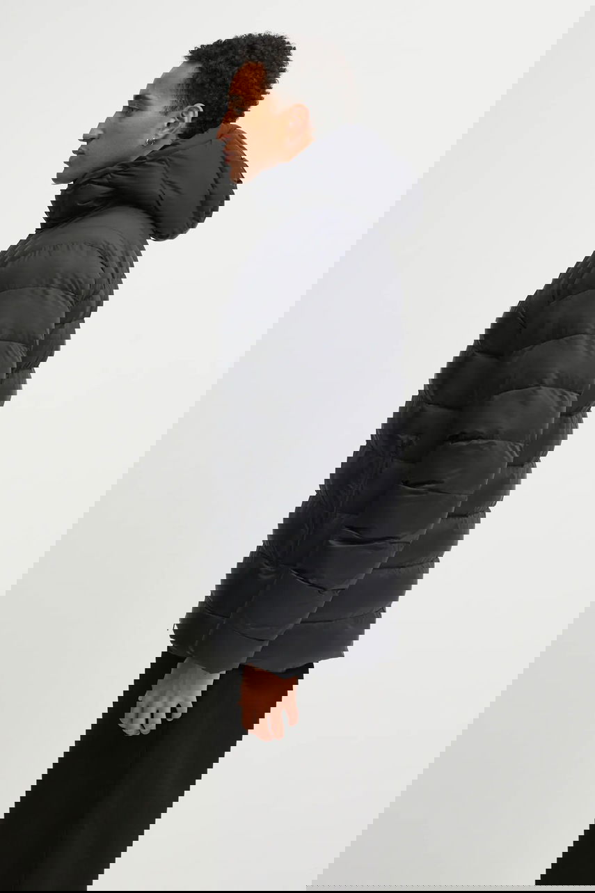 Prešívaná bunda FJÄLLRÄVEN Expedition Hooded Puffer Jacket Čierna | F12500152, 1