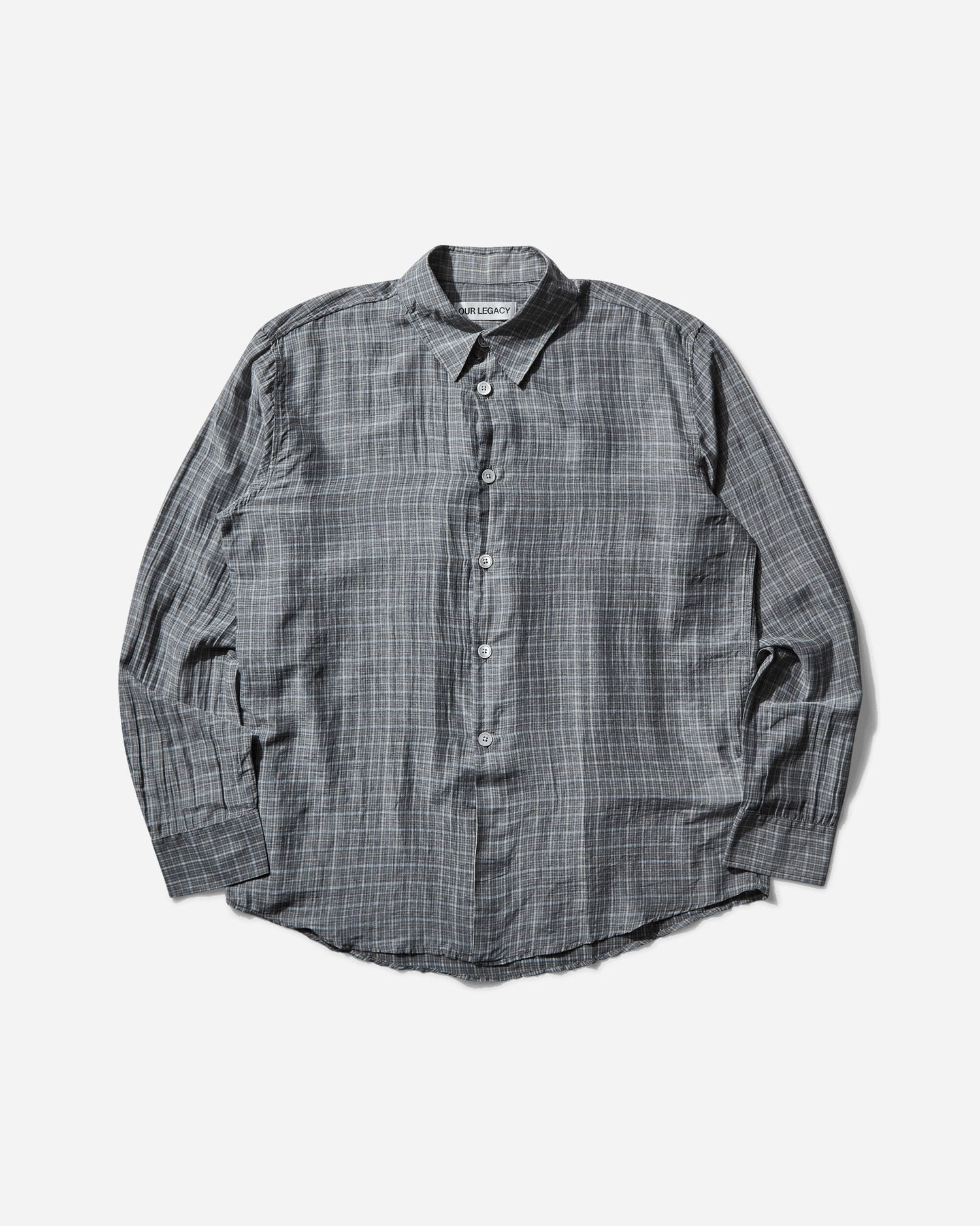 Košeľa OUR LEGACY Beyond Shirt Picnic Check Šedá | M2252BP 001, 1