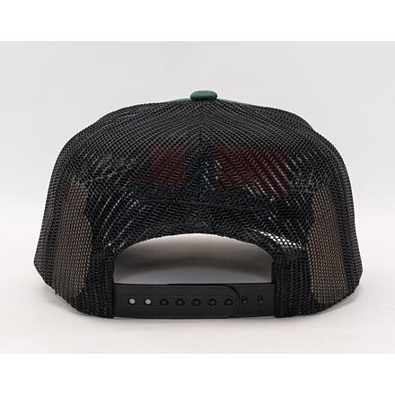 Šiltovka Mitchell & Ness Pinscript Trucker Olive/Black Zelené | HHSSINTL1144-MNNDKGN, 1