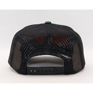 Šiltovka Mitchell & Ness Pinscript Trucker Olive/Black Zelené | HHSSINTL1144-MNNDKGN, 1