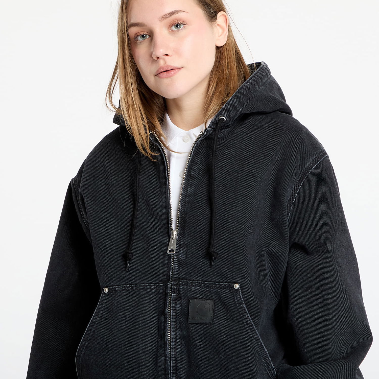 Mikina Carhartt WIP Active Rivet Denim Jacket Modrá | I034316-8906, 1
