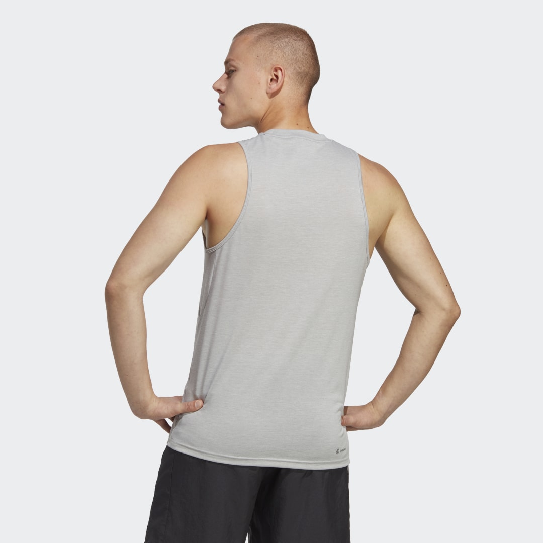 Tielko adidas Performance Train Essentials Feelready Training Tank Top Šedá | IC6950, 1