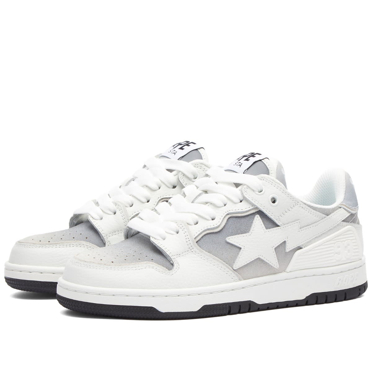Tenisky a topánky BAPE A Bathing Ape Women's Bape Sk8 Sta #4 Sneakers in White,  | END. Clothing Biela | 001FWJ802058I-WHT, 0