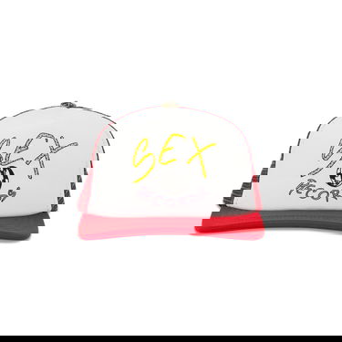 Šiltovka Chrome Hearts Sex Records Trucker Hat Biela | 1383 100000701SRTH WTRD, 1