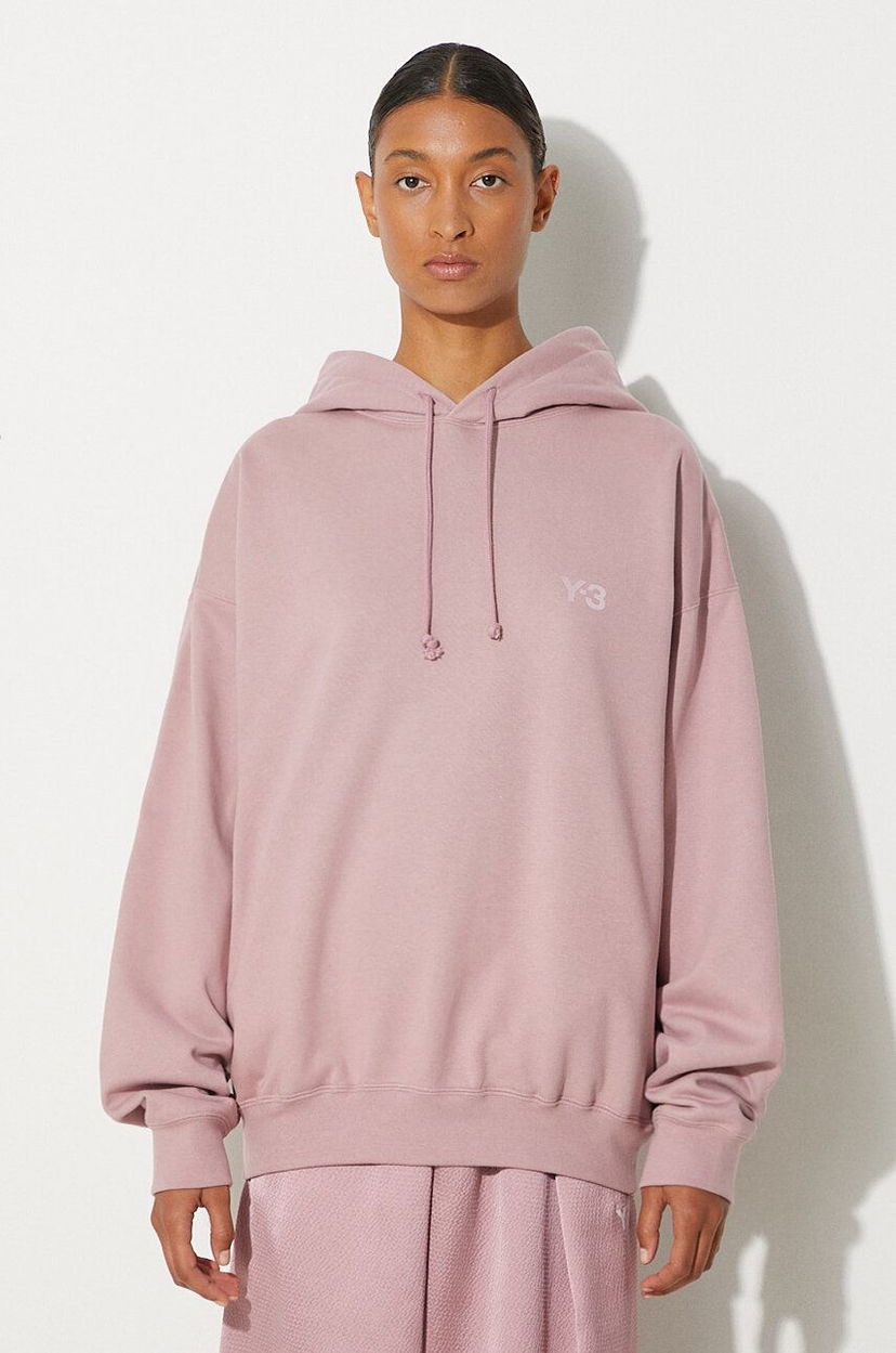 Mikina Y-3 Fleece Hoodie Ružová | JD9819