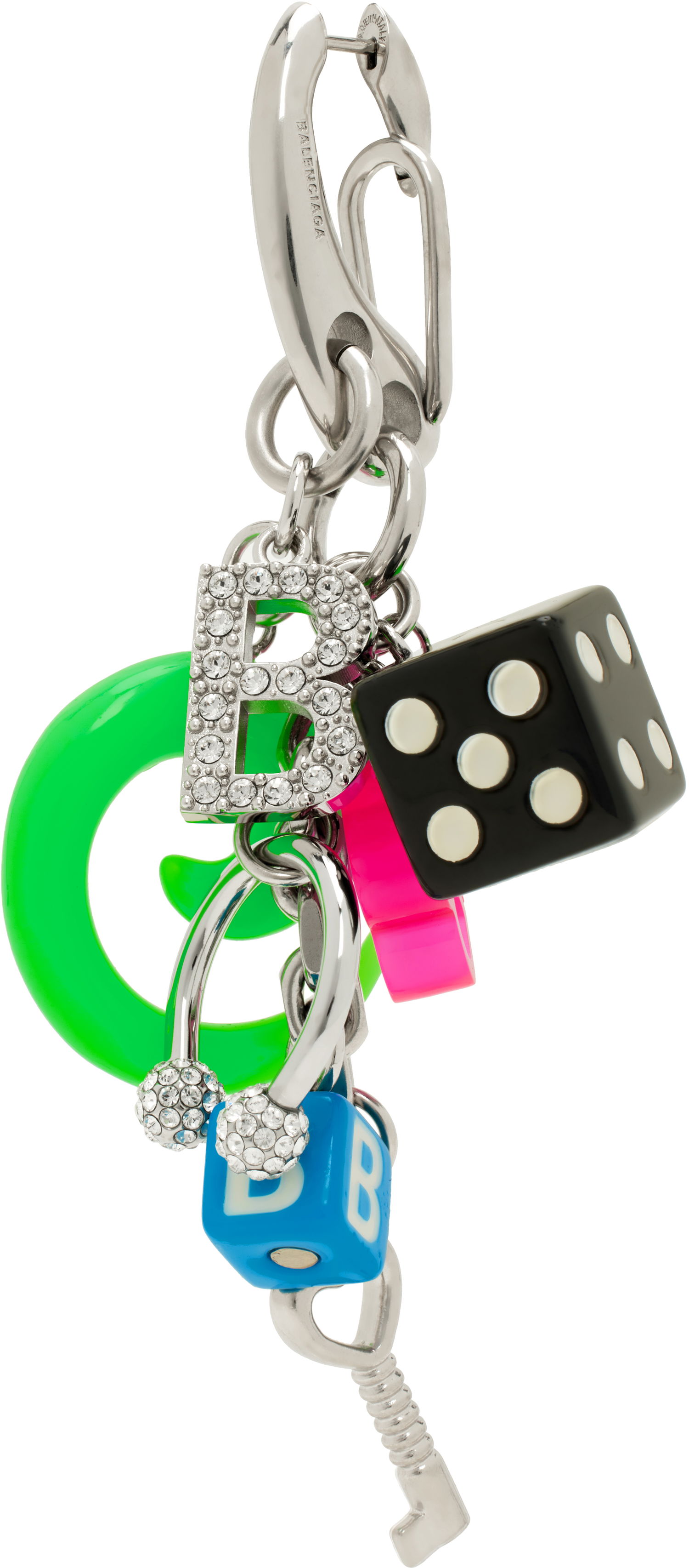 Kľúčenka Balenciaga Pigalle Collector Single Earring Metalická | 806245 TZM1Z, 1