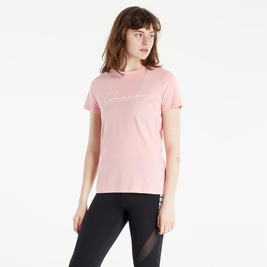 Tričko GUESS Camiseta Anne Tee Ružová | V2RI11I3Z11, 0