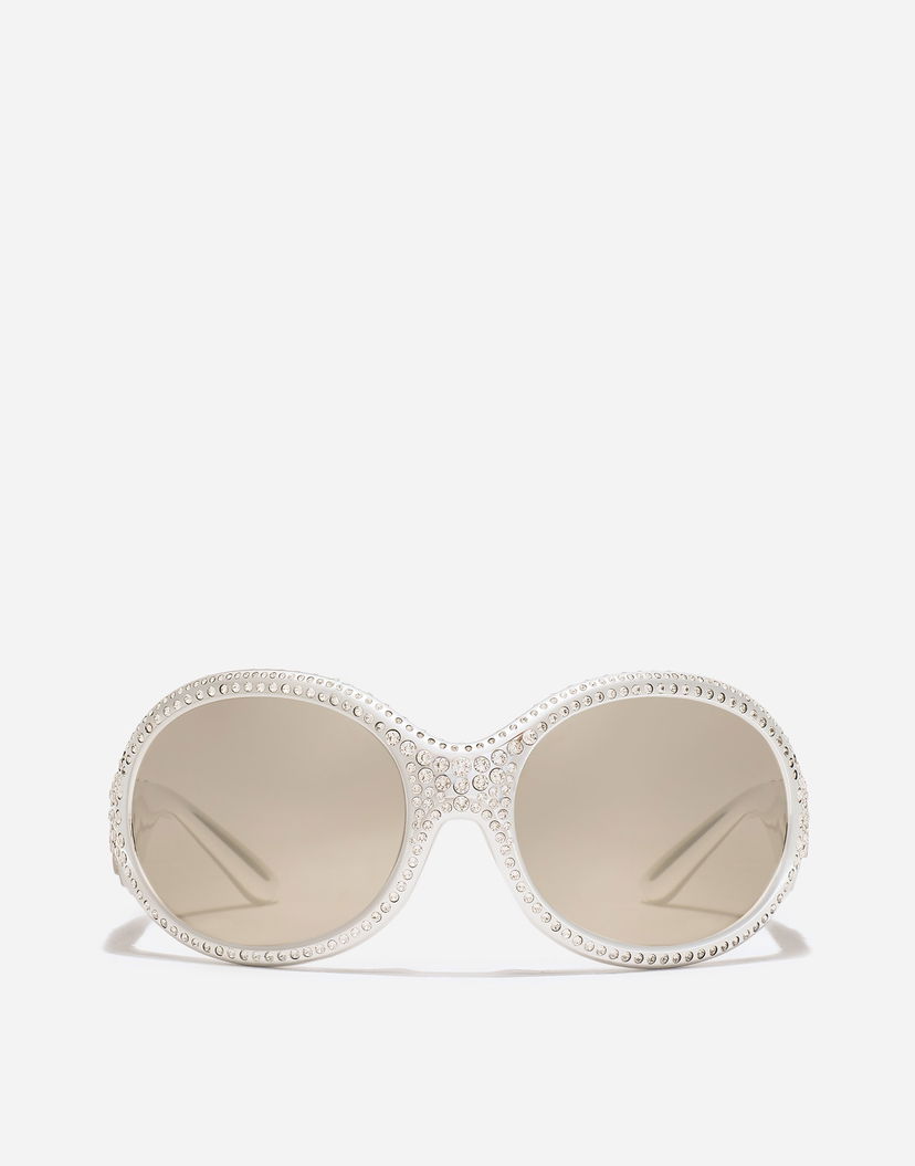 Slnečné okuliare Dolce & Gabbana Dolce & Gabbana Crystal Sunglasses Collection Onesize Biela | VG6201VN96G9V000